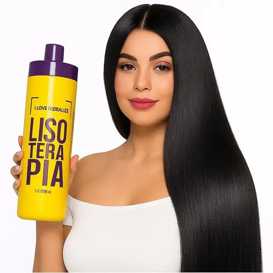 Lisoterapia Progressiva Orgânica Sem Formol Profissional Hidralise 1Litro - Escova Gloss