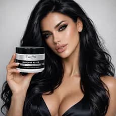 Máscara Tonalizante Preta Black - Uso Profissional - Preto Intenso 300g - Matizadora - Sem Amônia