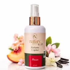 Perfume para Cabelo Spray - Fixação Prolongada - Mussa 60ml - Uso diário - Leve e Não Oleoso