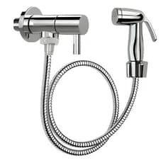Kit Ducha Higiênica Super Luxo Inox 1/2 com Registro 1/4 Volta – Alta Pressão Banheiro