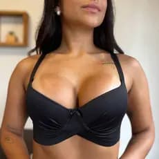 Sutiã PLUS SIZE Push Up de Bojo Confort Reforçado Alta Sustentação Soutien Feminino Confortável para Seios Grandes Aro