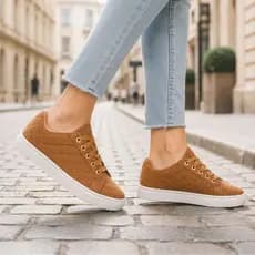 Tênis Feminino Matelassê Do 34 Ao 39 Sola de PVC Antiderrapante Sapatênis Casual do Dia a Dia Inverno Super Leve