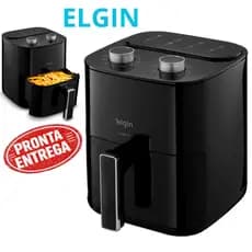 Fritadeira Air Fryer Elétrica sem Óleo Elgin Facilita Fry 3,5 L 1.400W Preta 110V/220V  com Garantia