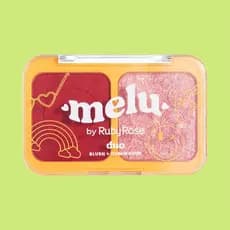 Duo Blush e Iluminador Melu by Ruby Rose - Alta Pigmentação