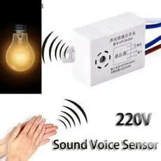 (duyonglin111) Sensor De Voz 220V Interno Inteligente Detector De Luzes Liga/Desliga Automático Novo