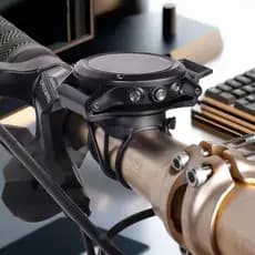 (duyonglin111) Para Qui Fit Quarter-Turn Bike Mount Watch 20/22/26mm Bicicleta Velocímetro Suporte Cronômetro Novo