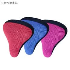 tianyuan111 Selim De Bicicleta 3D Macio Capa De Assento Ciclismo Almofada Silicone Respirável Sela Confortável Bem