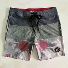 Shorts Masculinos Nova Tendência Quiksliver Board Natação Fitness Esportes À Prova D'água Elasticidade De 4 Vias Praia B