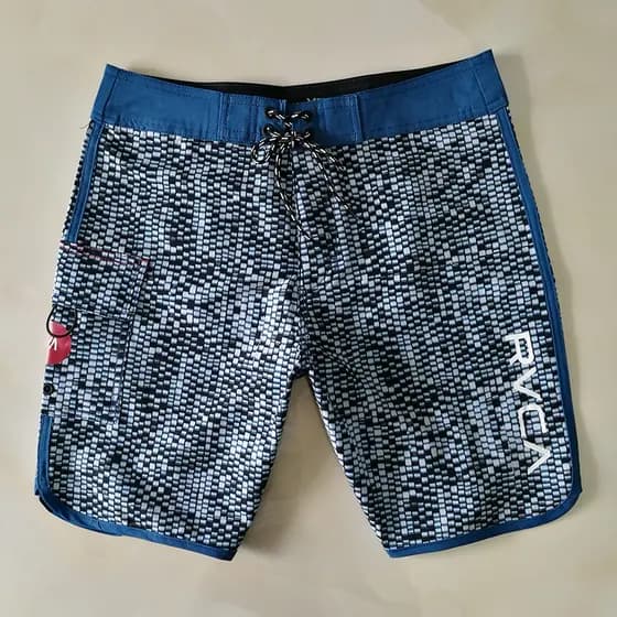 RVCA Men's BoardShorts Fashion  Calções Casuais Respiráveis Confortáveis Mais Fitness Calças De Musculação Masculina