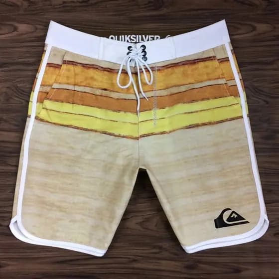 Quiksliver Masculino Bermuda À Prova Dwaterproof Água 4 Vias Elasticidade BoardShorts De Secagem Rápida Casual Casa Espo