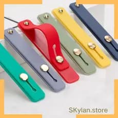 Suporte Do Telefone Móvel De Volta Adesivos Suporte Multifuncional Silicone Push Pull