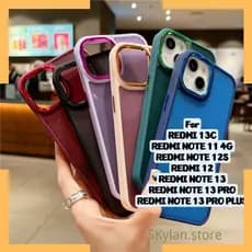 Capa Space Acrilico fosca Colorida Comaptivel Com REDMI 13C NOTE 11 4G  NOTE 12S REDMI 12 NOTE 13 NOTE 13 PRO NOTE 13 PRO PLUS