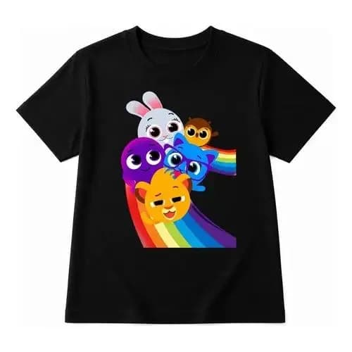 Camiseta Personalizados Infantil Desenho Tendência Bolo Fofo