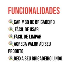 Kit 6 Carimbo Turma da Monica  - Brigadeiro - Docinhos