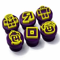Kit 6 Carimbos para Doces / Brigadeiros Roblox Modelo 2