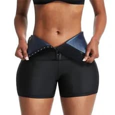 Short Sauna Modelador Cintura Alta Slim Legging Feminina