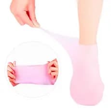 Meias de Silicone para Cuidado dos Pés Anti-Rachaduras