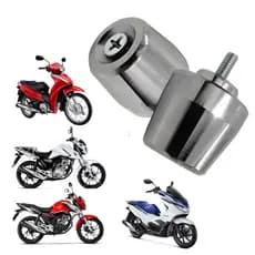 Pesinho de Guidão Universal Polído Modelo PCX CG Cargo Titan Biz com Parafusos Mod. Original
