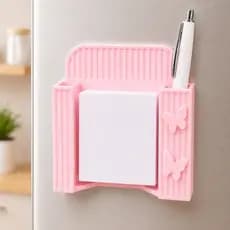 Porta Post It Magnético Para Geladeira Com Suporte Para Caneta