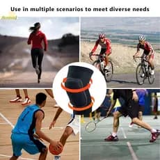 [Sunshine] Joelheiras De Compressão Esportiva Protetor De Joelho Elástico Esponja Thiened Suporte De Joelheira Para Danç