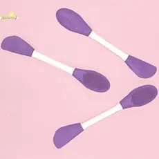 [Sunshine] Escova De Máscara De Silicone De Cabeça Dupla Massagem Lavagem Facial Limpa Filme De Lama Aplicar Ferramenta