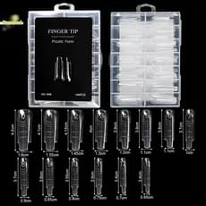 [Sunshine] 70/140/150pcs Eagle's Talon Pontas De Unhas Falsas Curto Curvo Stiletto Transparente Suave Extensão Para Mani
