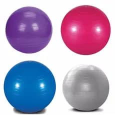 Bola Pilates Yoga Abdominal Gym Ball 75 cm Fortalecimento, Equilíbrio e Exercícios Posturais
