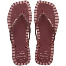 Chinelo Havaianas Slim Square Glitter Contour
