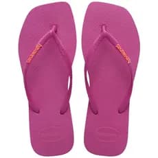 Chinelo Havaianas Slim Square Logo Pop Up