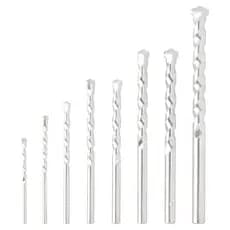 Jogo Broca de Concreto Com Videa - Kit 8 ou 5 Brocas - Widea para Alvenaria Furadeira Broca Longa