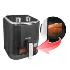 FRITADEIRA ELETRICA S/OLEO AIRFRYER COM RETROVISOR LED 5L 220V 1350W