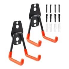 Kit 2 Suporte Aço Multiuso 23kg Parede ferramenta cadeira Escada