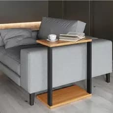 Mesinha Lateral Para Sofá Estilo Industrial 100% MDF, mesa apoio, mesa auxiliar sofá, mesa de canto