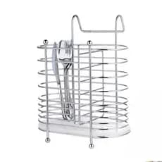 Porta Talheres Super resistente Organizadores Cromado E Alça Encaixável Talher 15,5x20x10cm-0259