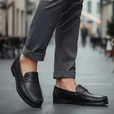 Mocassim Masculino Couro Dockside Sola Borracha Social Dia dos Pais