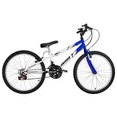 Bicicleta Aro 24 Ultra Bikes Rebaixada Bicolor 18 Marchas Feminina Masculina Passeio
