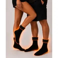 Kit Pares de Meia Térmica Frio Inverno Quente Confortável Forrada Grossa Neve Masculina Feminina