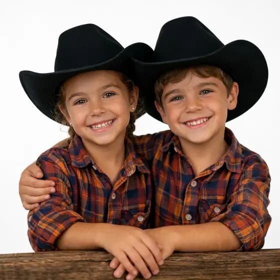 Chapéu Country Infantil 6 á 15 anos Cowboy Rodeio Festa Junina São João