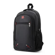 Mochila Escolar Resistente Notebook Trabalho Impermeavel Preta GT