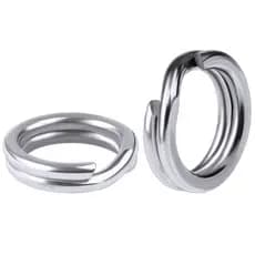 Argola Split Ring inoxidável P/ Isca Artificial kit 50 unid