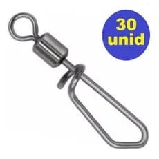 Snap E Girador #6 Rotor P/ Pesca 22mm kit c/30 unidades