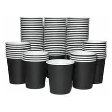 Kit 30 Copos de Papel Cinza 200ml