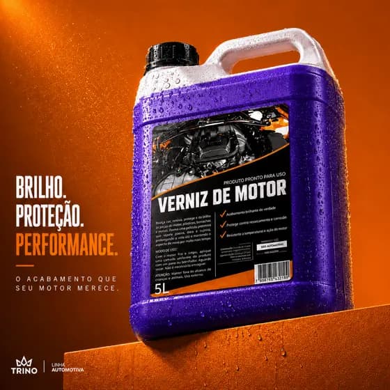 VERNIZ FINALIZADOR ACABAMENTO PARA MOTOR SUSPENSÃO CAIXA DE RODA E CHASSIS 5 L