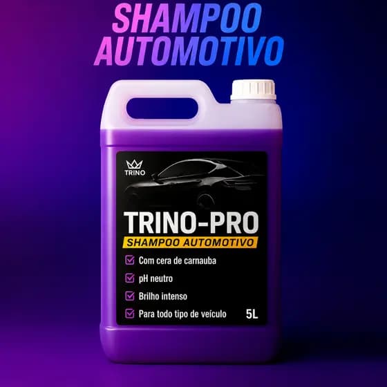 SHAMPOO NEUTRO PARA LAVAGEM DE CARRO 5 LITROS