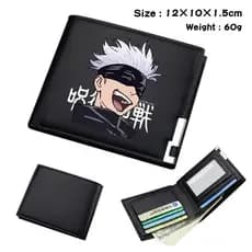 Anime Carteira Carteira de dois dedos dos desenhos animados Jujutsu Kaisen Carteira Estudante Titular do cartão Carteira
