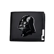 Carteira de Desenho Animado Star Wars Darth Vader Carteira de Anime Carteira Dobrável Porta-Cartões Carteira One Piece C