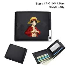 Carteira Dobrável One Piece Luffy, Porta-Cartões, Carteira One Piece para Mulheres e Homens