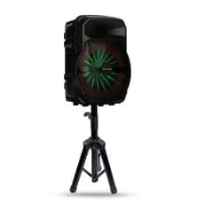 Caixa de Som Amplificada Bluetooth 300W  XC-710T + suporte / tripé para caixa de som