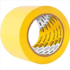 Fita adesiva para demarcação 100 mm x 30 m amarela - Vonder