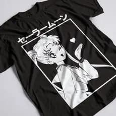 Camisa Sailor Moon Serena Unissex 100% Algodão